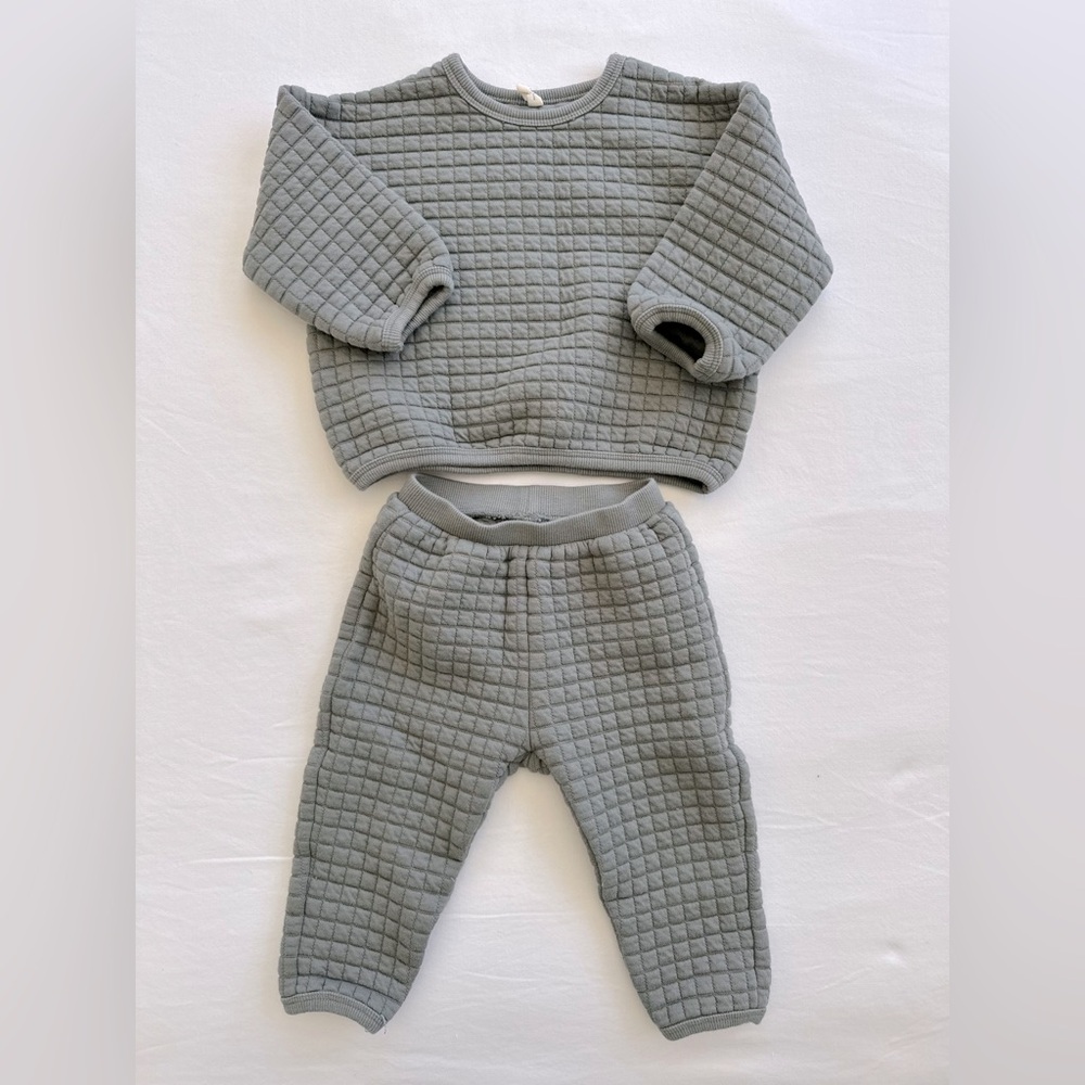 Quincy Mae Quilted Sweater+Pant set